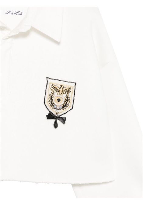 Felpa modello polo Lù-Lù BY MISS GRANT | LL3836LATTE